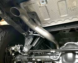 Gibson Performance Exhaust - 21-25 Ford Bronco 4dr, Single Trail Kit Exhaust, Stainless Cat-Back Performance Exhaust #69552 - Image 4
