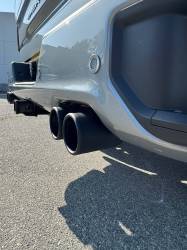 Gibson Performance Exhaust - 24-25 Chevy, GM 6.2L 1500 Pickup, "Active Exhaust" Black Elite Dual Split, Cat-Back Performance Exhaust #65718B - Image 5