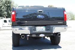 Gibson Performance Exhaust - 17-18 Ford F250/F350 Super Duty 6.2L Pickup, Black Elite Dual Split, Cat-Back Performance Exhaust #69130B - Image 2