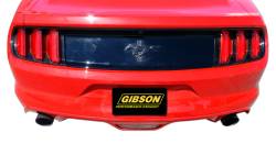 Gibson Performance Exhaust - 15-17 Ford Mustang 3.7L, Dual Black Ceramic. Performance Exhaust #619015-B - Image 2
