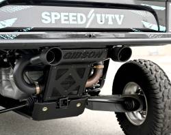 Gibson Performance Exhaust - 22-24 Speed UTV 1000, Black Ceramic Stainless Steel Dual Tip Exhaust #92010 - Image 3