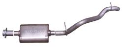 Gibson Performance Exhaust - 00-06 Jeep Wrangler 2.5L- 4.0L, Single Stainless Cat-Back Performance Exhaust #617304 - Image 1