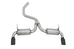 Gibson Performance Exhaust - 14-22 Jeep Cherokee 3.2L, Black Elite Axle Dual Axle-Back Performance Exhaust #617208B - Image 1