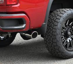 Gibson Performance Exhaust - 20-25 Silverado, Sierra 2500HD/3500HD 6.6L Gas, Single Stainless Cat-Back Performance Exhaust #616517 - Image 3