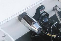 Gibson Performance Exhaust - 4-inch Inlet, Bullet Muffler, Transom Mount #110002 - Image 4
