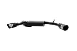 Gibson Performance Exhaust - 12-17 Jeep Wrangler 3.6L, 07-11 Jeep Wrangler 3.8L, Patriot Skull Dual Black Ceramic #76-0031 - Image 1