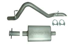 Gibson Performance Exhaust - 00-06 Jeep Wrangler 2.5L- 4.0L, Single Stainless Cat-Back Performance Exhaust-Long Arm Lift Kit  #617304 - Image 1