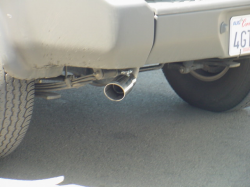 Gibson Performance Exhaust - 99-02 Nissan Xterra 3.3L, Single Stainless Cat-Back Performance Exhaust #612203 - Image 2