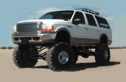 Gibson Performance Exhaust - 00-05 Ford Excursion 5.4L-6.8L,Single Stainless Cat-Back Performance Exhaust #619995 - Image 2