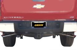 Gibson Performance Exhaust - 07-09 Silverado / Sierra 1500 Pickup 4.8L-5.3L, Dual Extreme, Stainless Cat-Back Performance Exhaust #65628 - Image 2