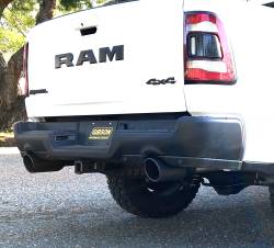 Gibson Performance Exhaust - 19-24 Ram 1500 5.7L Pickup, Black Elite Dual Split, Cat-Back Performance Exhaust #66570B - Image 2