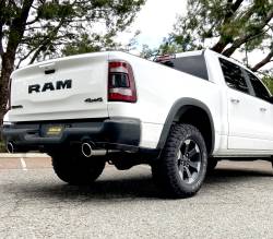 Gibson Performance Exhaust - 19-24 Ram 1500 5.7L Pickup, Dual Split, Stainless Cat-Back Performance Exhaust #66570 - Image 4