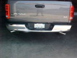 Gibson Performance Exhaust - 04-05 Ram 1500 5.7L Pickup, Dual Split, Stainless Cat-Back Performance Exhaust #66524 - Image 2