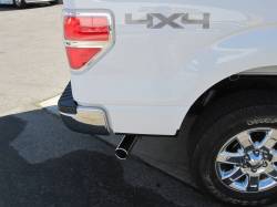 Gibson Performance Exhaust - 11-14 Ford F150 Pickup 3.7L-5.0L-6.2L, Black Elite Single Cat-Back Performance Exhaust #619634B - Image 2