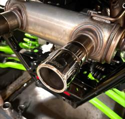 Gibson Performance Exhaust - Kawasaki Teryx H2 4 Full Headers and Exhaust, Chrome Ceramic #99011 - Image 2