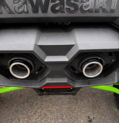 Gibson Performance Exhaust - Kawasaki Teryx H2 4 Full Headers and Exhaust, Chrome Ceramic #99011 - Image 3