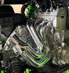 Gibson Performance Exhaust - Kawasaki Teryx H2 4 Full Headers and Exhaust, Chrome Ceramic #99011 - Image 5