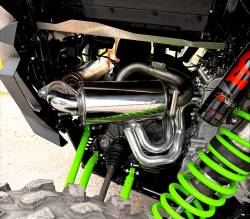 Gibson Performance Exhaust - Kawasaki Teryx H2 4 Full Headers and Exhaust, Chrome Ceramic #99011 - Image 6