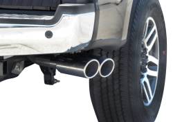 Gibson Performance Exhaust - 2021–2025 Ford F-150 2.7L / 3.5L Cat-Back Exhaust System | Gibson Dual Sport Black   | 69224B - Image 2