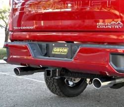 Gibson Performance Exhaust - Gibson Cat- Back Performance Exhaust  2020 - 2026 Silverado & Sierra 2500HD / 3500HD 6.6L Gas  - Dual Split Stainless - 65720 - Image 2