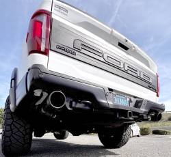 Gibson Performance Exhaust - Gibson Cat- Back Performance Exhaust  2021 - 2026 Ford F150 Raptor 3.5L / F150 Raptor R 5.2L Dual Split Black - 69553-B - Image 3