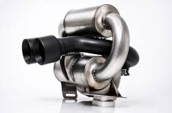 Gibson Performance Exhaust - Gibson Exhaust 2023 - 2026 Can - Am Maverick R, Turbo E - Valve, 2 Seat UTV Performance Exhaust System - Black Ceramic Dual Tip - 98058 - Image 4
