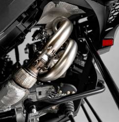 Gibson Performance Exhaust - Gibson Exhaust 2023 - 2026 Can - Am Maverick R, Turbo E - Valve, 2 Seat UTV Performance Exhaust System - Black Ceramic Dual Tip - 98058 - Image 7