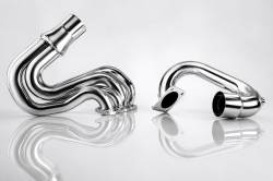 Gibson Exhaust 2025 - 2026 Kawasaki Teryx H2 4Seater UTV Performance Exhaust System - Chrome Ceramic - 99011
