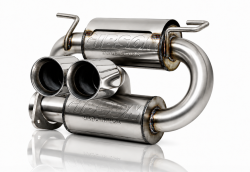 Gibson Exhaust 2021 - 2026 Polaris RZR Pro R UTV Performance Exhaust - Dual Tip Stainless Steel - 98054