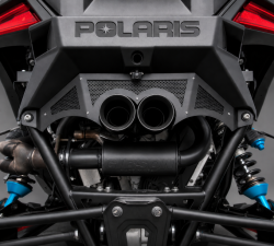 Gibson Performance Exhaust - Gibson Exhaust 2021 - 2026 Polaris RZR Pro R UTV Performance Exhaust - Dual Tip Black Ceramic - 98055 - Image 4