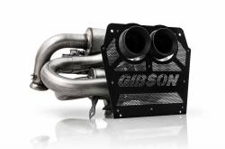 Gibson Exhaust 2025 - 2026 Can - Am Maverick R Turbo E - Valve 4 - Seat UTV Performance Exhaust - Black Ceramic Dual Tip - 98062