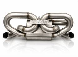 Gibson Exhaust 2017 - 2025 Can - Am Maverick X3 Turbo UTV Performance Exhaust System - T304 Stainless Steel - 98053