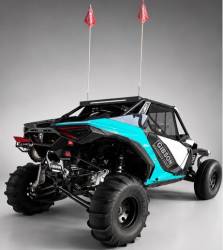 Gibson Performance Exhaust - Gibson Exhaust 2023 - 2026 Can - Am Maverick R, 2 Seat UTV Performance Exhaust System - Black Ceramic Dual Tip - 98057 - Image 4
