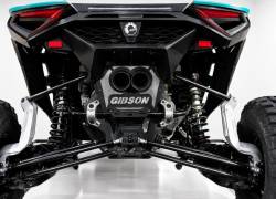 Gibson Performance Exhaust - Gibson Exhaust 2023 - 2026 Can - Am Maverick R, 2 Seat UTV Performance Exhaust System - Black Ceramic Dual Tip - 98057 - Image 3