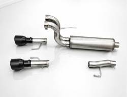 Gibson Performance Exhaust - Gibson Cat- Back Performance Exhaust  2024 - 2026 Ford F - 150 Pickup 5.0L  System - Dual Split Black - 69226B - Image 2