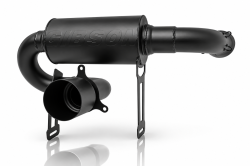 Gibson Performance Exhaust - Gibson 2017–2024 Can – Am Maverick X3 UTV Performance Exhaust – Single Muffler Black Ceramic | 98032 - Image 2